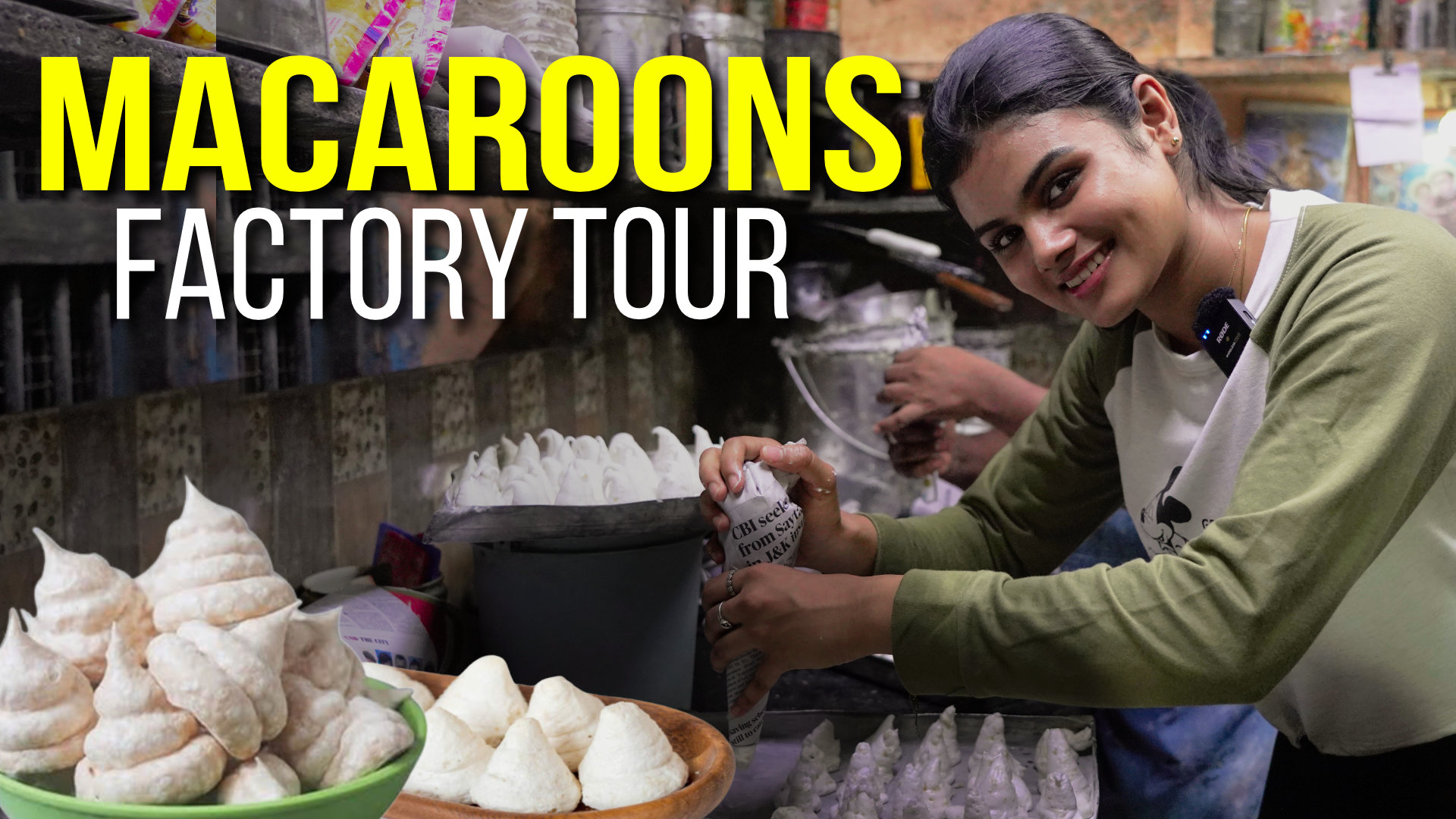 macaroon making